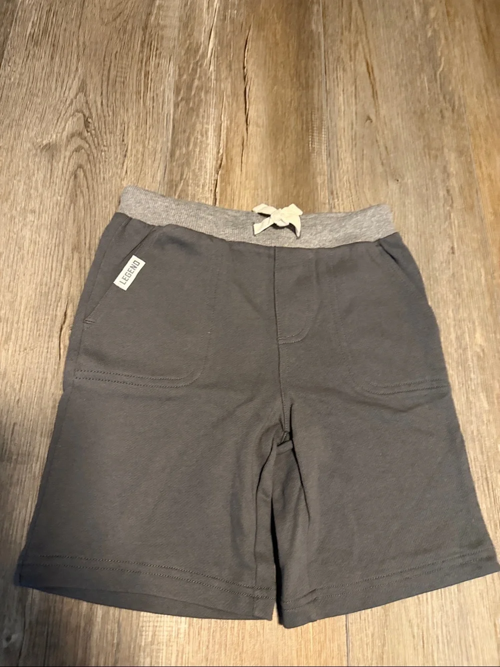 Carter’s Simple Joys Kids' Knit Drawstring Shorts - Gray, Navy & Charcoal